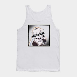 GAME OVER Anime Glitch Aesthetic Tank Top